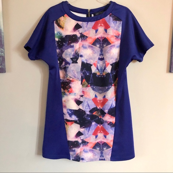 Girls On Film Scuba Mini Dress Purple Size 6 - Picture 3 of 7